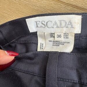 Escada Classic Black Trousers